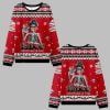 2025 Christmas Skull Everything Is Fine Ugly Christmas Sweater 0