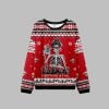2025 Christmas Skull Everything Is Fine Ugly Christmas Sweater 1