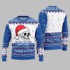 2025 Christmas Skull Me Waiting For Christmas Ugly Christmas Sweater 2