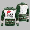 2025 Christmas Skull Me Waiting For Christmas Ugly Christmas Sweater 4
