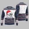 2025 Christmas Skull Me Waiting For Christmas Ugly Christmas Sweater 5