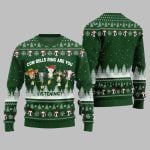 2025 Christmas Sleepy Cow Bells Ring Are You Listening Ugly Christmas Sweater
