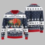 2025 Christmas Sloth Im Only A Morning Person On December 25Th Ugly Christmas Sweater