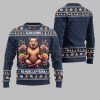 2025 Christmas Slow Down Be More Capybara Ugly Christmas Sweater 4