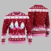 2025 Christmas Spooky Flamingo Ugly Christmas Sweater 3