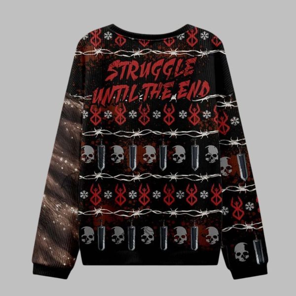 2025 Christmas Struggle Until the End Ugly Christmas Sweater 2