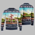 Swine Lake the Performance Of The Century Ugly Christmas Sweater