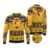 2025 Christmas Warhammer Adeptus Custodes Iconic Ugly Christmas Sweater 1 2