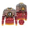 2025 Christmas Warhammer Adeptus Mechanicus Iconic Ugly Sweater 1 2