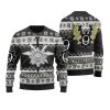 2025 Christmas Warhammer Chaos Knights House Vextrix Iconic Ugly Christmas Sweater 1 2