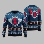 2025 Christmas Warhammer Crimson Fists Iconic Ugly Christmas Sweater