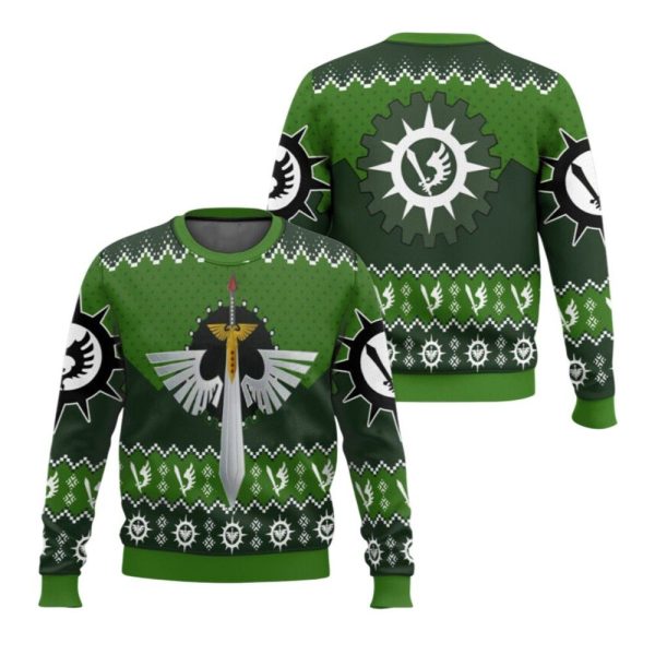 2025 Christmas Warhammer Dark Angels Iconic Ugly Christmas Sweater 1 2