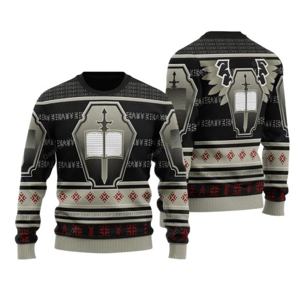 2025 Christmas Warhammer Grey Knights Iconic Ugly Christmas Sweater 1 2
