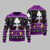 2025 Christmas Warhammer Masque Of The Midnight Sorrow Iconic Ugly Christmas Sweater 1 1