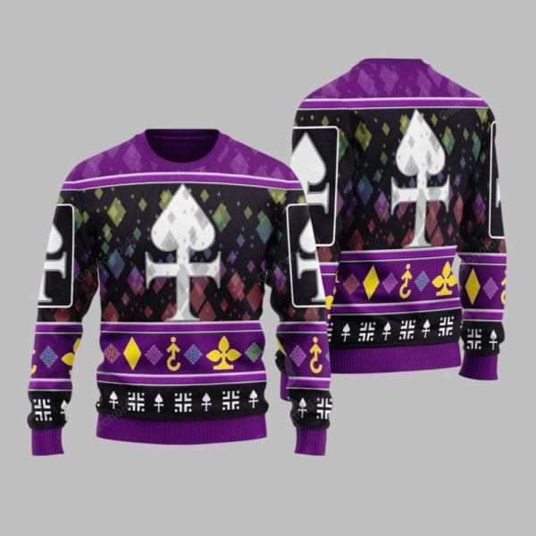 2025 Christmas Warhammer Masque Of The Midnight Sorrow Iconic Ugly Christmas Sweater 1 1
