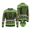 2025 Christmas Warhammer Nefarious Necron Iconic Ugly Christmas Sweater 1 2