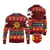 2025 Christmas Warhammer Slay Bells Ring Khorne Chaos Iconic Ugly Christmas Sweater 1 2