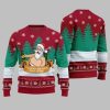 2025 Christmas Wine derful Santa Ugly Christmas Sweater 4