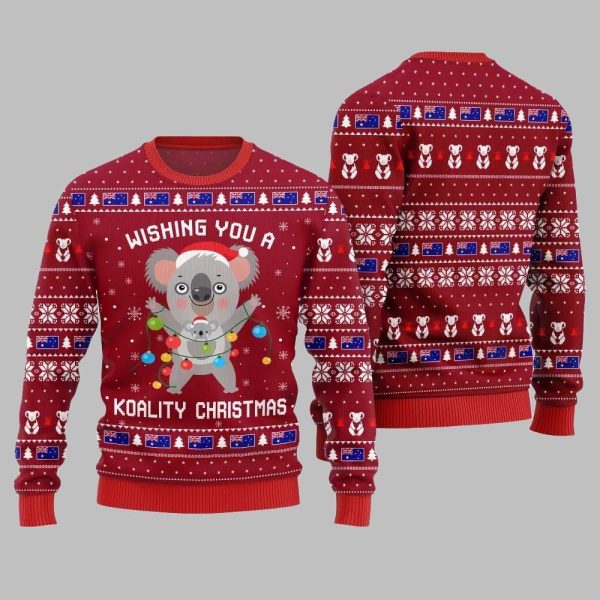 2025 Christmas Wishing You a Koality Christmas Ugly Christmas Sweater 2