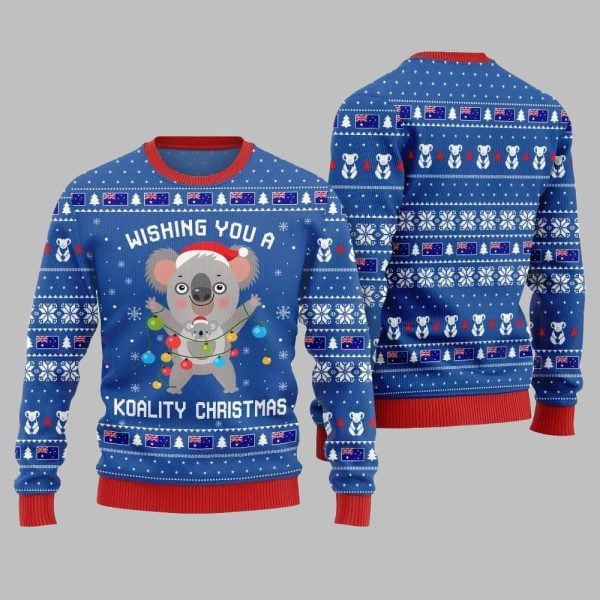 2025 Christmas Wishing You a Koality Christmas Ugly Christmas Sweater 3