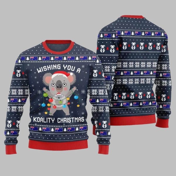2025 Christmas Wishing You a Koality Christmas Ugly Christmas Sweater 4