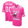 2025 Cowboys Tackle Breast Cancer Football Jersey 1 2