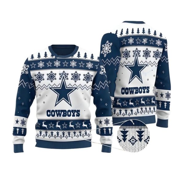 2025 Dallas Cowboys Ugly Christmas Sweater 1 2
