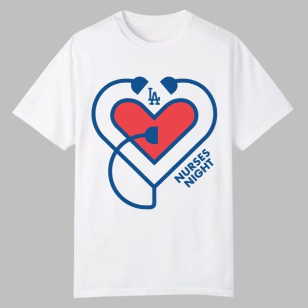 2025 Dodgers Nurses Night Shirt Giveaway 0 0
