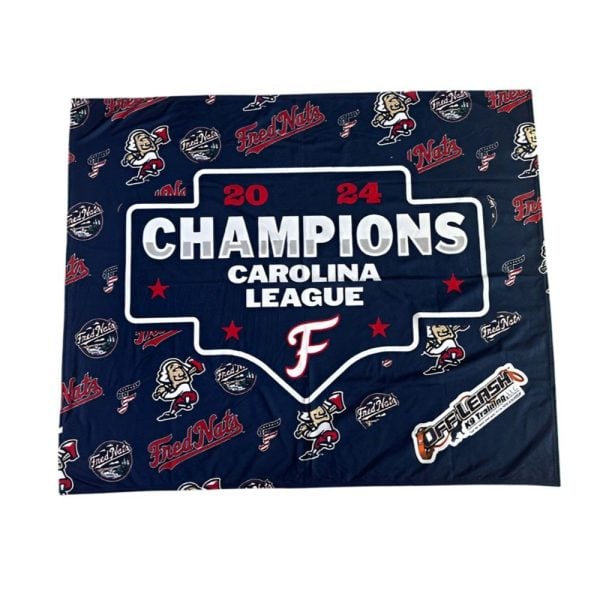 2025 Fredericksburg Nationals 2025 Champions Carolina League Blanket Giveaway 1 2