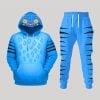 2025 Halloween Blue Tiger Cosplay Hoodie 2