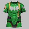 2025 Halloween Warhammer Dark Angels Green Costume Cosplay Hoodie 4