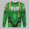 2025 Halloween Warhammer Dark Angels Green Costume Cosplay Hoodie 5