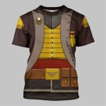 2025 Halloween Warhammer Death Korps of Krieg Commissar Costume Cosplay Shirt