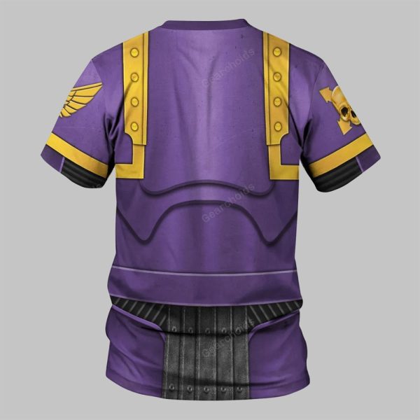 2025 Halloween Warhammer Emperors Children Captain Costume Cosplay Shirt 4