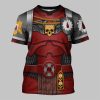 2025 Halloween Warhammer Flesh Tears Captain Costume Cosplay Shirt 1