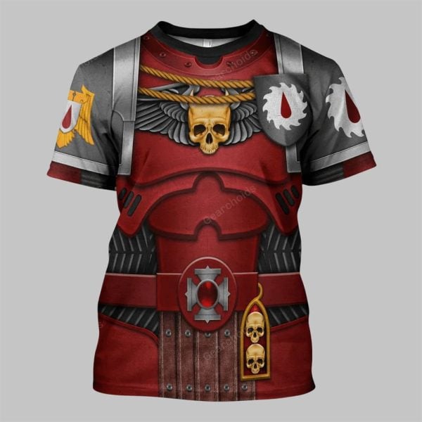 2025 Halloween Warhammer Flesh Tears Captain Costume Cosplay Shirt 1