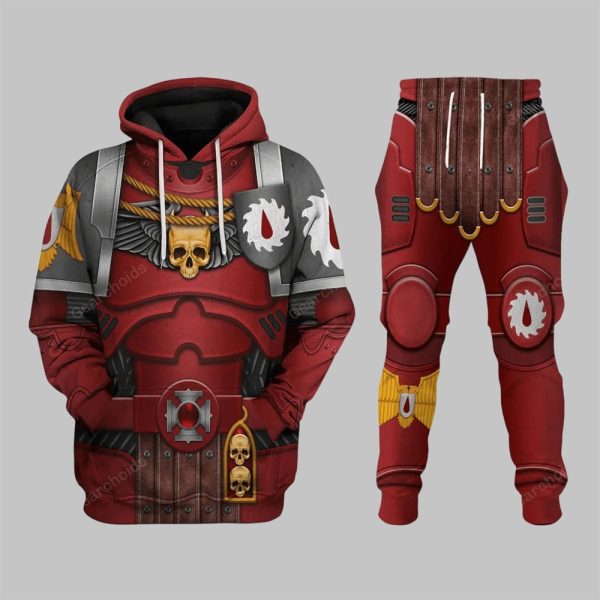 2025 Halloween Warhammer Flesh Tears Captain Costume Cosplay Shirt 2