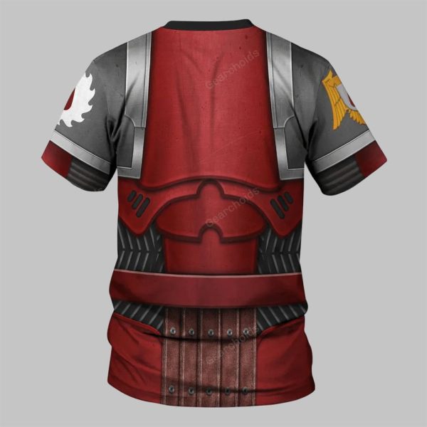 2025 Halloween Warhammer Flesh Tears Captain Costume Cosplay Shirt 4
