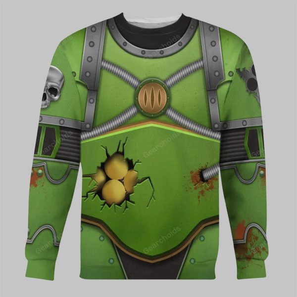 2025 Halloween Warhammer Nurgle Costume Cosplay Shirt 3