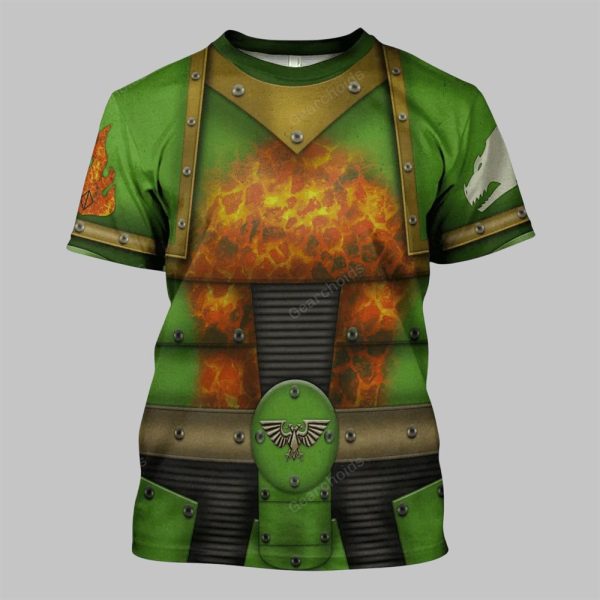 2025 Halloween Warhammer Salamanders Legions Costume Cosplay Hoodie 2