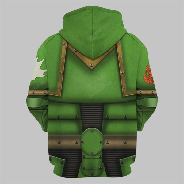 2025 Halloween Warhammer Salamanders Legions Costume Cosplay Hoodie 4