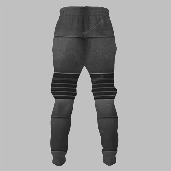 2025 Halloween Warhammer Space Marines Iron Hands Costume Cosplay Hoodie 2