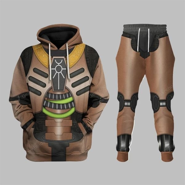 2025 Halloween Warhammer Szarekhan Dynasty Costume Cosplay Hoodie 1