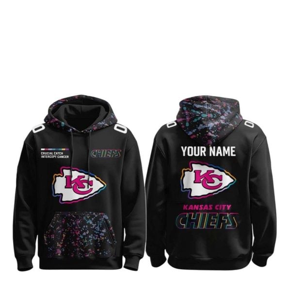 2025 KC Chiefs Crucial Catch Intercept Cancer Hoodie 1 2