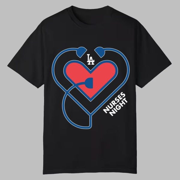 2025 LA Dodgers Nurses Night Shirt Giveaway 1
