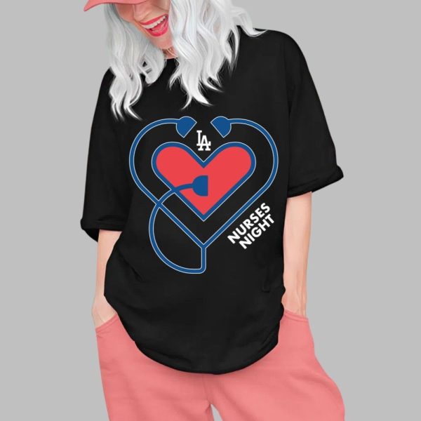 2025 LA Dodgers Nurses Night Shirt Giveaway 2