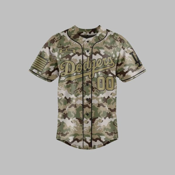 2025 LA Dodgers Salute to Service Jersey 1