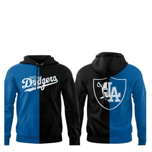 2025 LA Dodgers x Raiders Hoodie 1 2