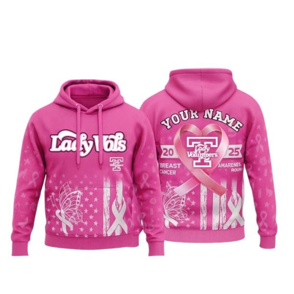 2025 Lady Volunteers Breast Cancer Awareness Month Hoodie 1 2