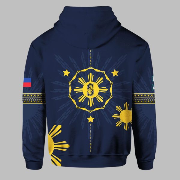 2025 Mariners Filipino Heritage Night Hoodie 2
